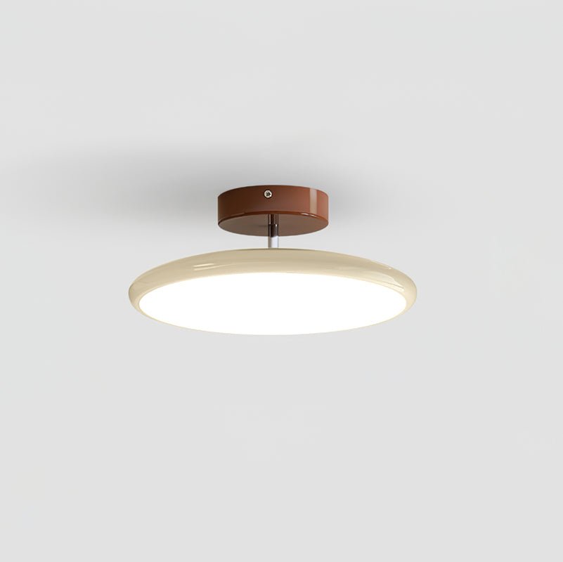 Slim Disc Tilting LED Semi-Flush Ceiling Light - Arrielight