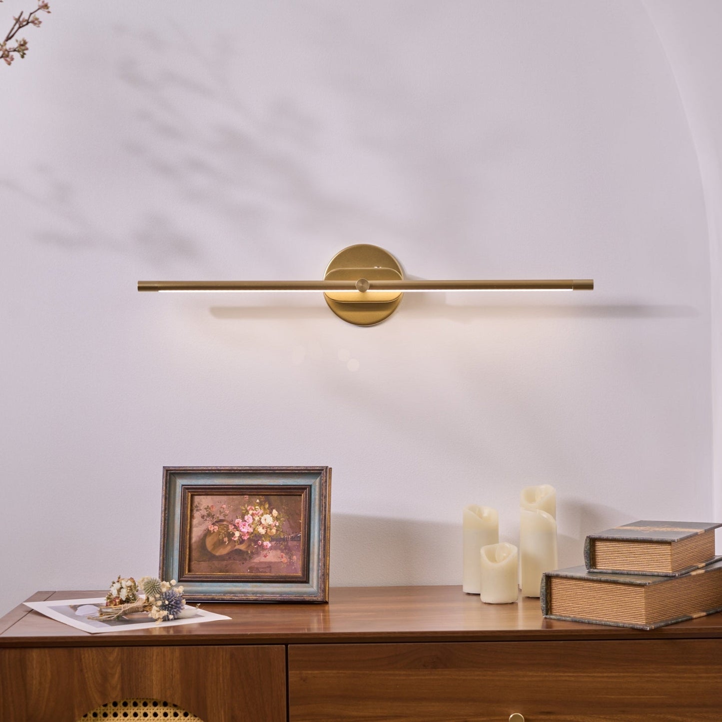 Slim Linear Rechargeable LED Bathroom Wall Light - Arrielight