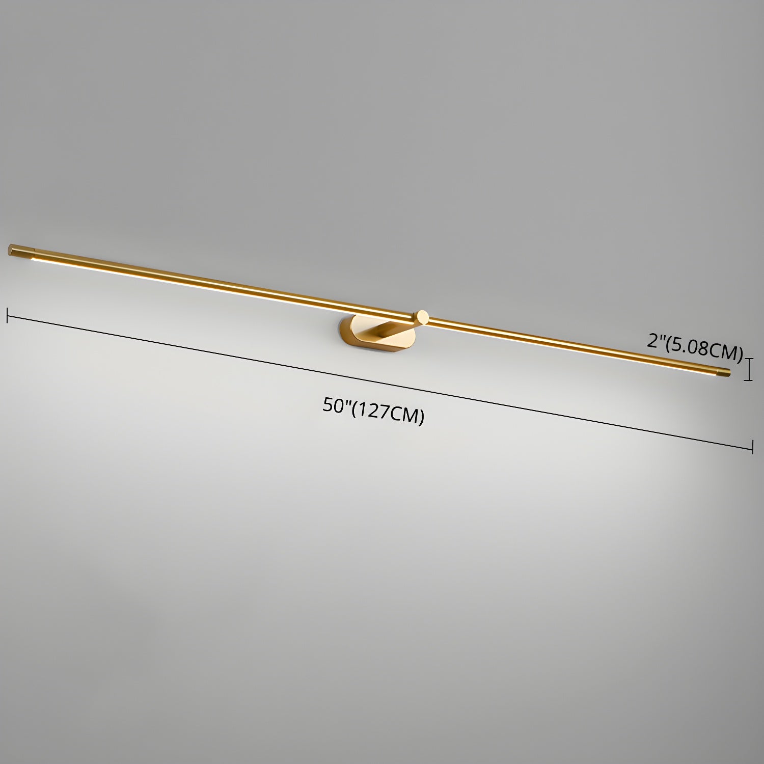 Slim Linear Rechargeable LED Bathroom Wall Light - Arrielight