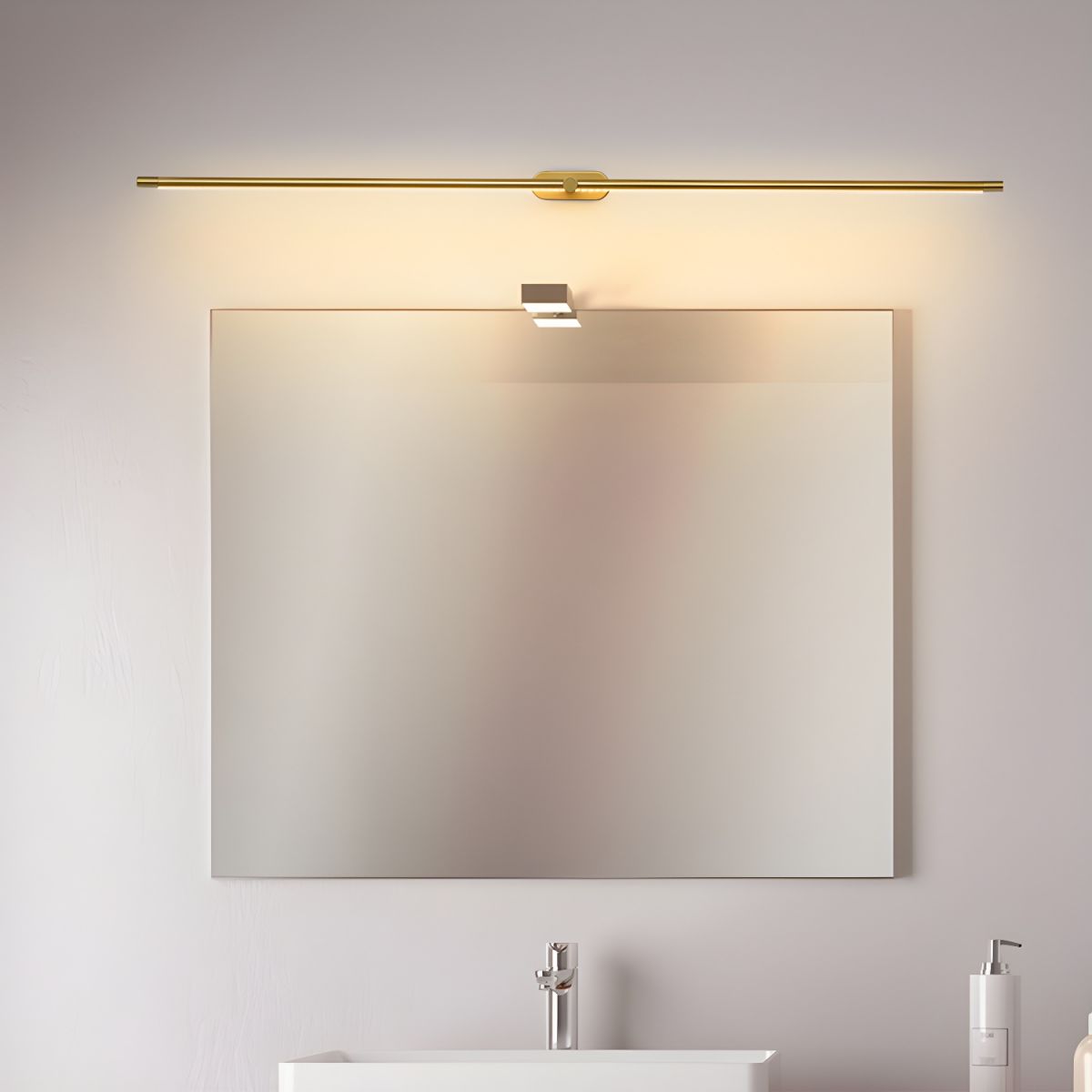 Slim Linear Rechargeable LED Bathroom Wall Light - Arrielight