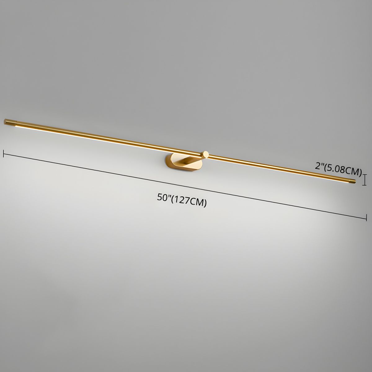 Slim Linear Rechargeable LED Bathroom Wall Light - Arrielight