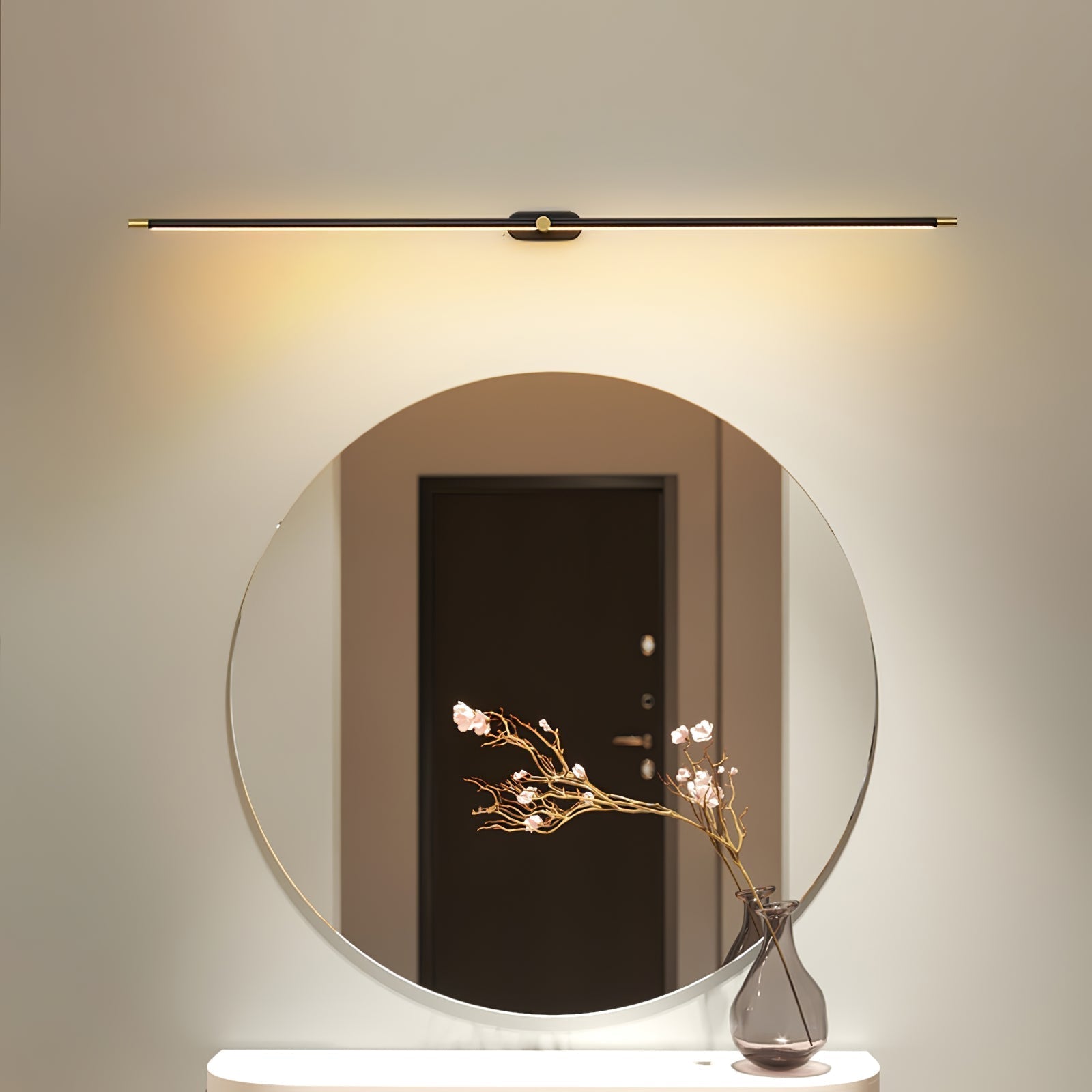 Slim Linear Rechargeable LED Bathroom Wall Light - Arrielight