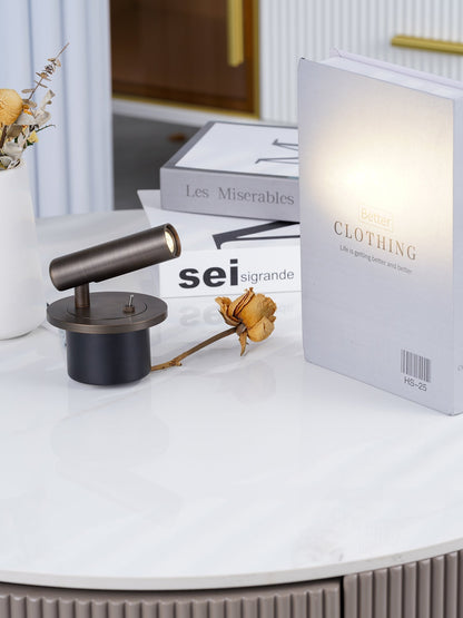 Minimalist Cylinder Adjustable LED Reading Wall Light - Arrielight