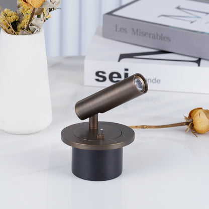 Minimalist Cylinder Adjustable LED Reading Wall Light - Arrielight