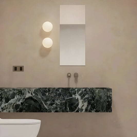 Frosted Glass Globe Wall Light - Arrielight
