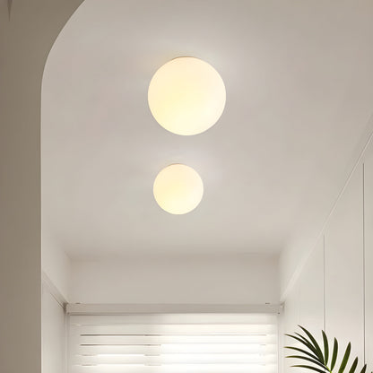 Frosted Glass Globe Wall Light - Arrielight