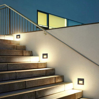 Recessed LED Outdoor Step and Path Wall Light - Arrielight