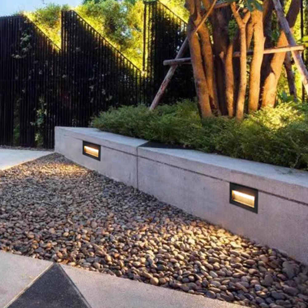 Recessed LED Outdoor Step and Path Wall Light - Arrielight