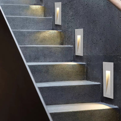 Recessed LED Outdoor Step and Path Wall Light - Arrielight