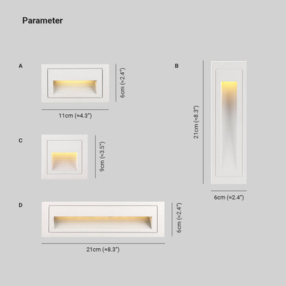 Recessed LED Outdoor Step and Path Wall Light - Arrielight