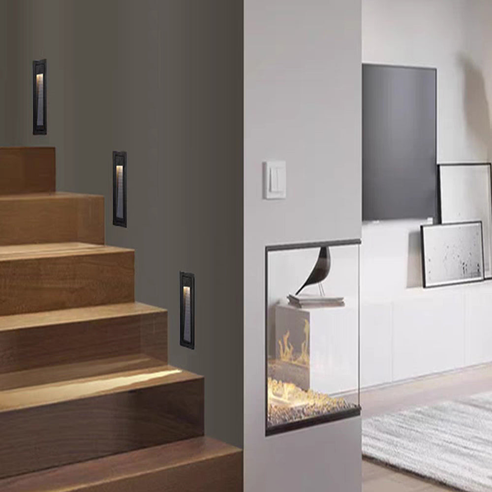 Recessed LED Outdoor Step and Path Wall Light - Arrielight
