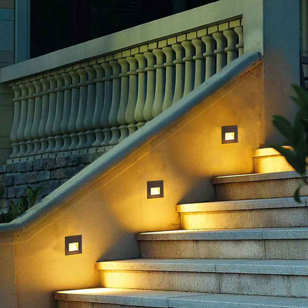 Recessed LED Outdoor Step and Path Wall Light - Arrielight