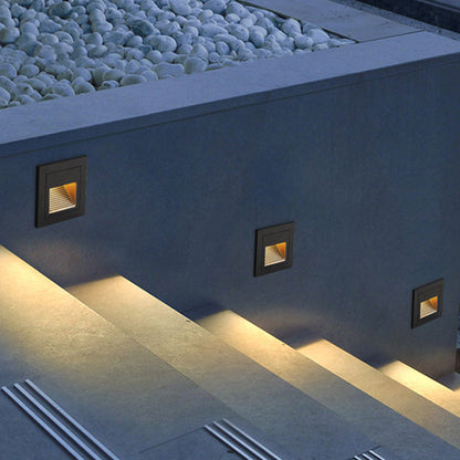 Recessed LED Outdoor Step and Path Wall Light - Arrielight
