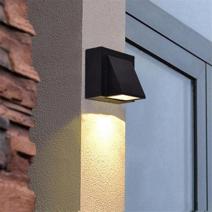 Geometric Metal LED Outdoor Wall Light, Up and Down - Arrielight