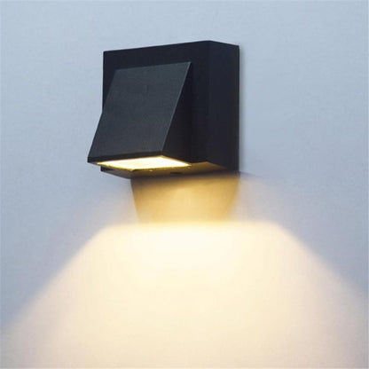 Geometric Metal LED Outdoor Wall Light, Up and Down - Arrielight