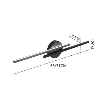 Twin Linear Bar LED Wall Light, Minimalist - Arrielight