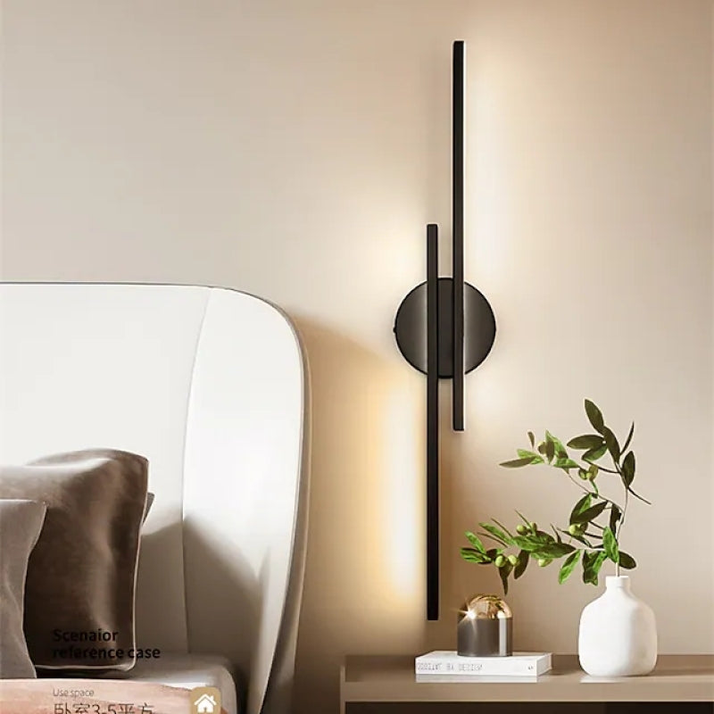 Twin Linear Bar LED Wall Light, Minimalist - Arrielight