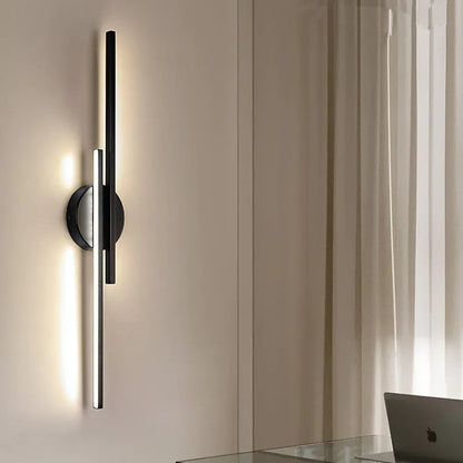 Twin Linear Bar LED Wall Light, Minimalist - Arrielight
