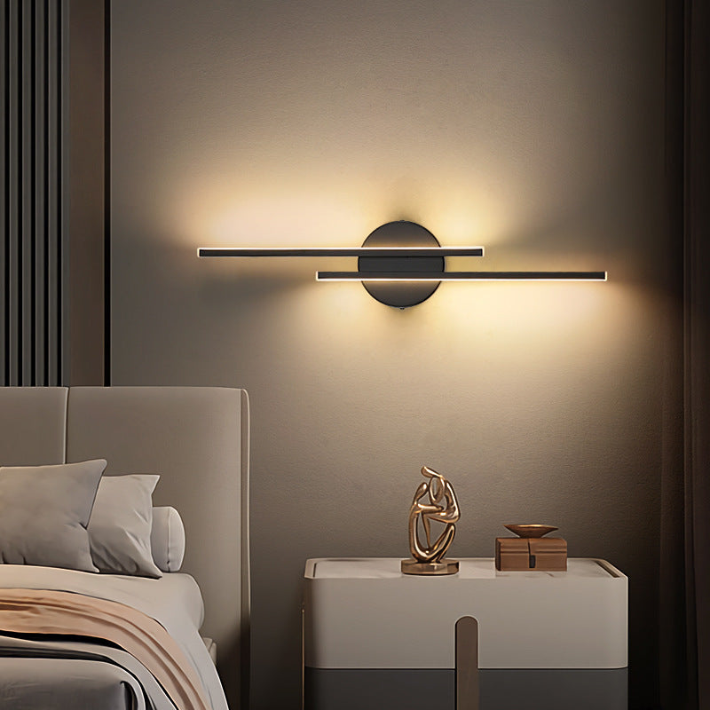 Twin Linear Bar LED Wall Light, Minimalist - Arrielight