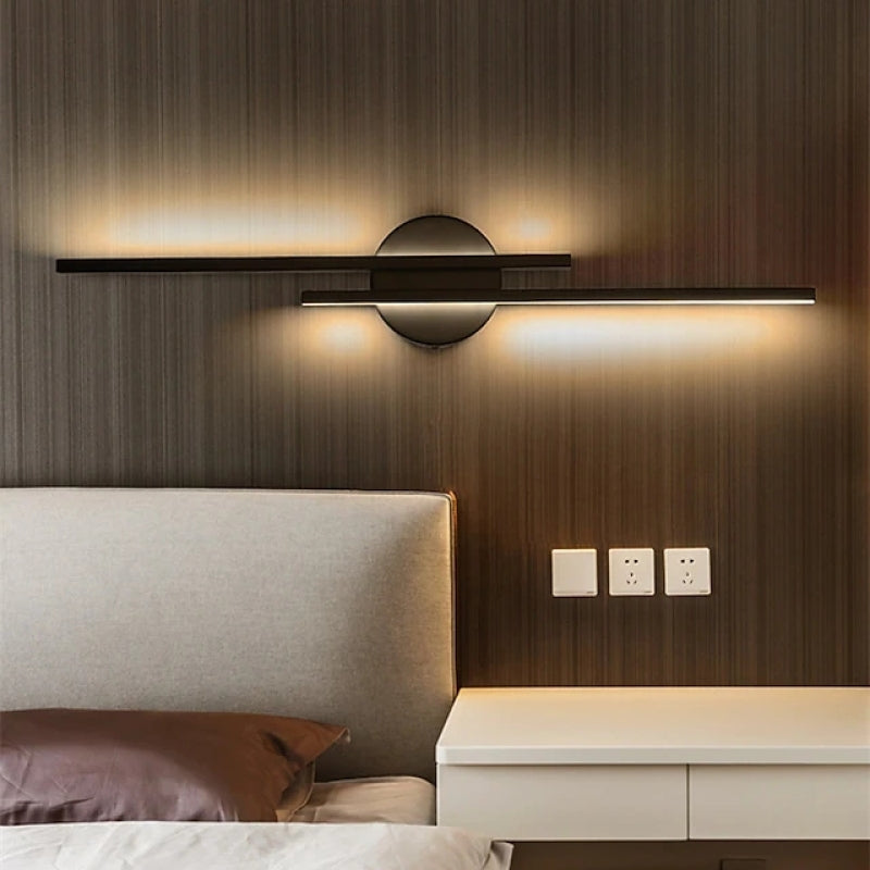 Twin Linear Bar LED Wall Light, Minimalist - Arrielight