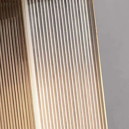 Ribbed Acrylic LED Outdoor Wall Light - Arrielight