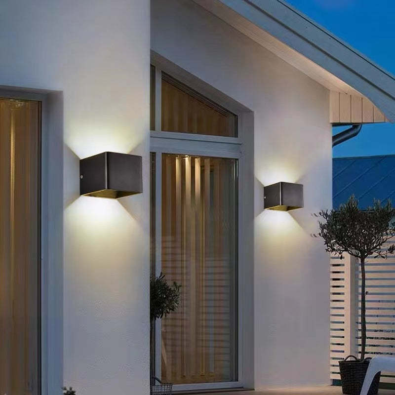 Adjustable Square Up and Down LED Outdoor Wall Light - Arrielight