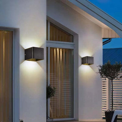 Adjustable Square Up and Down LED Outdoor Wall Light - Arrielight