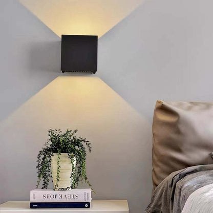 Adjustable Square Up and Down LED Outdoor Wall Light - Arrielight