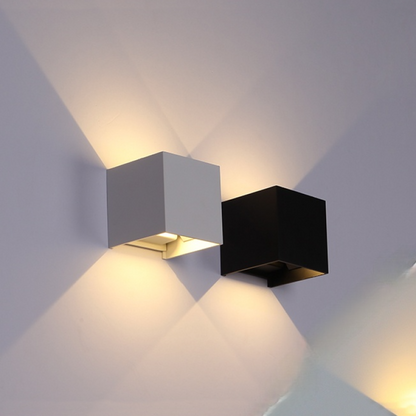 Adjustable Square Up and Down LED Outdoor Wall Light - Arrielight