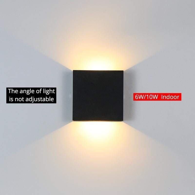 Adjustable Square Up and Down LED Outdoor Wall Light - Arrielight