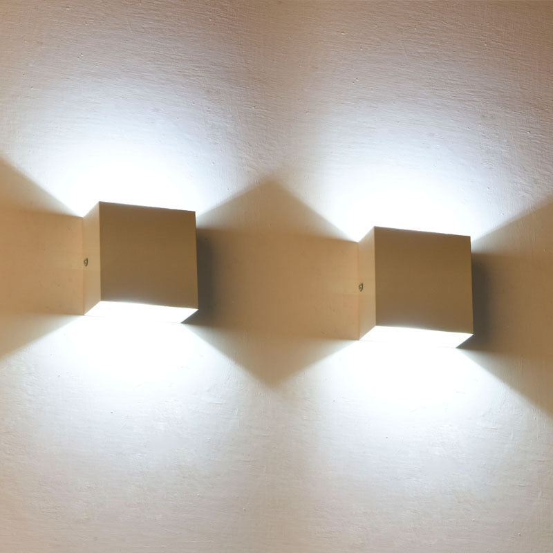 Adjustable Square Up and Down LED Outdoor Wall Light - Arrielight