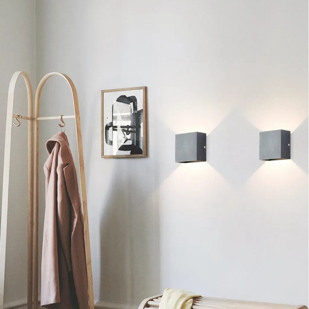 Adjustable Square Up and Down LED Outdoor Wall Light - Arrielight