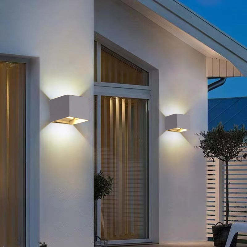 Adjustable Square Up and Down LED Outdoor Wall Light - Arrielight