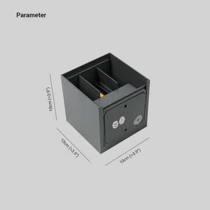 Adjustable Square Up and Down LED Outdoor Wall Light - Arrielight