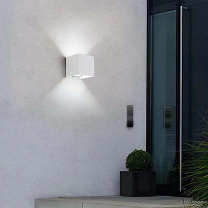 Adjustable Square Up and Down LED Outdoor Wall Light - Arrielight