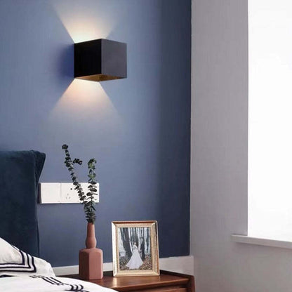 Adjustable Square Up and Down LED Outdoor Wall Light - Arrielight