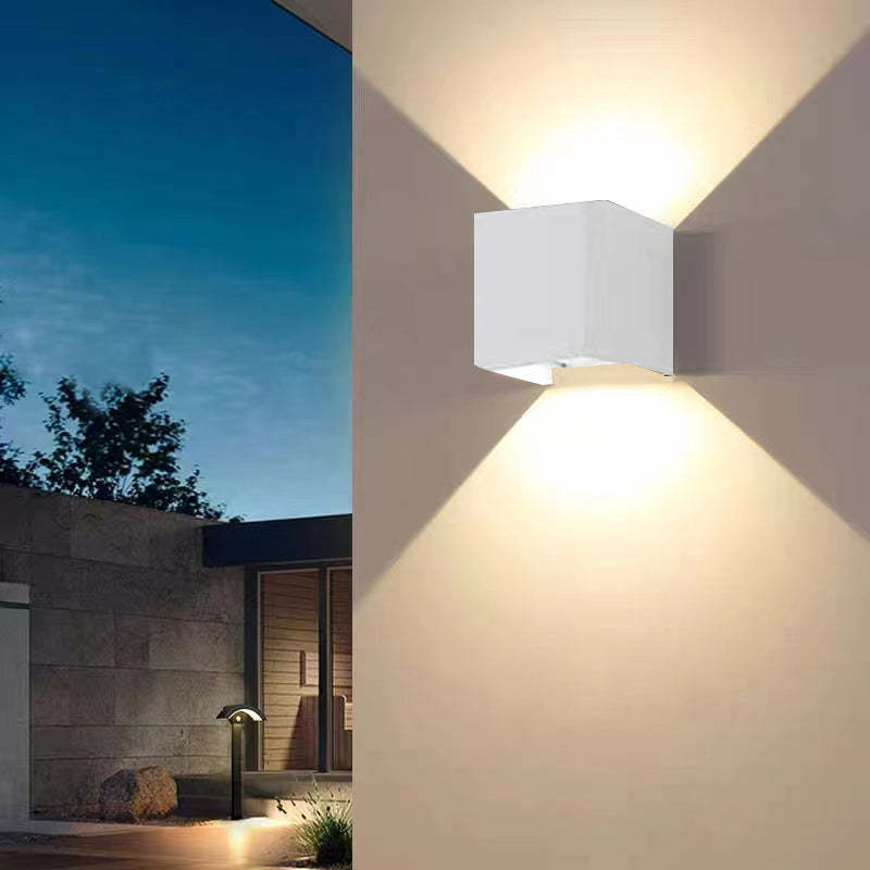 Adjustable Square Up and Down LED Outdoor Wall Light - Arrielight