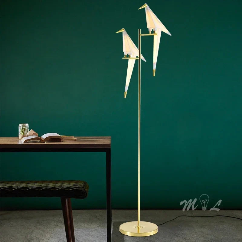 Origami Bird Lamp | Modern Decorative Table & Floor Light