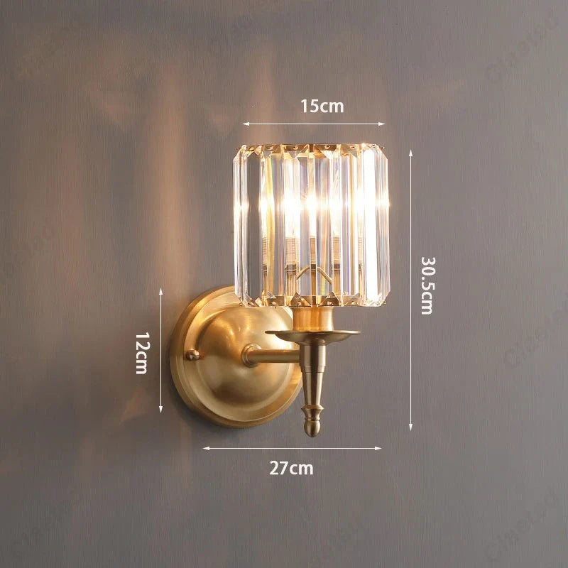 Elegant Crystal Wall Light – Glamour Style