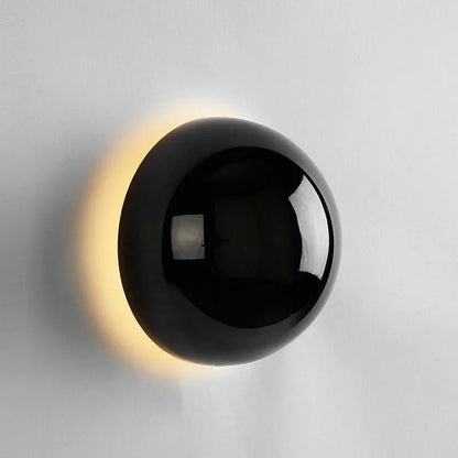 Modern LED Globe Wall Light with Halo Effect – Bauhaus Inspired