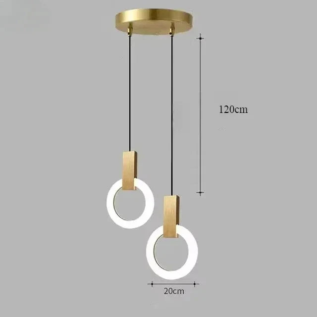 Modern LED Ring Pendant Light