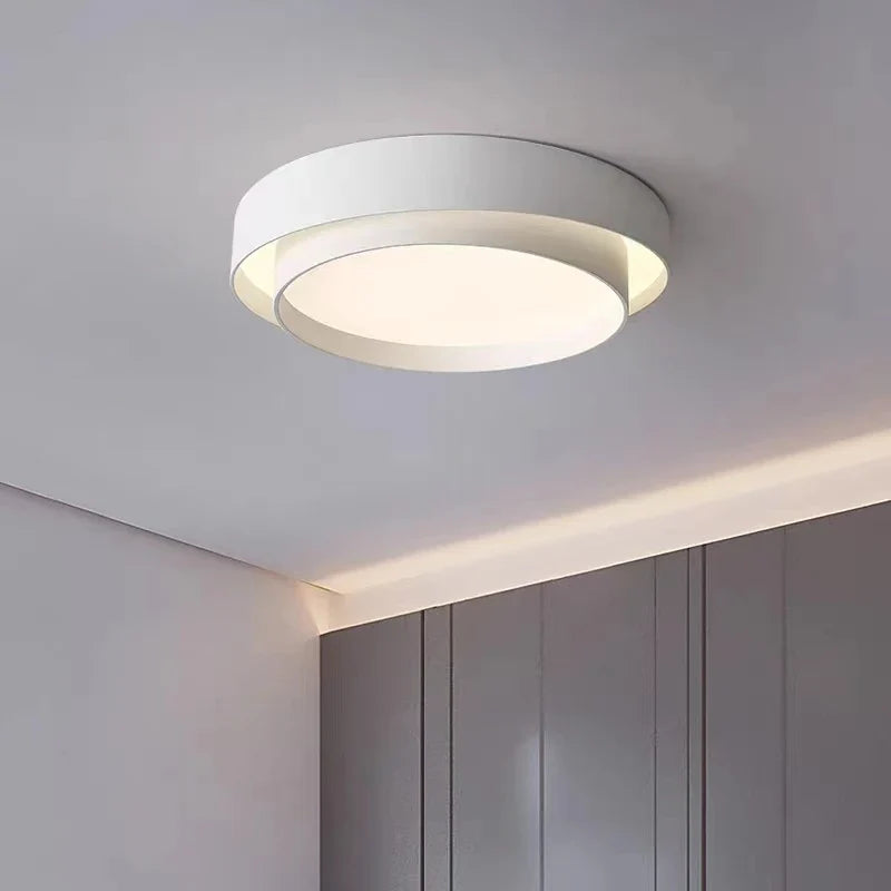 Modern LED Ceiling Light – Elegant Round Flush Mount for Living Room & Bedroom