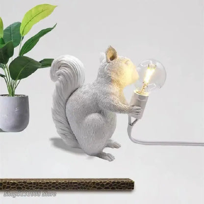 Squirrel LED Decorative Light – Designer Figure with Bulb, Indoor & Outdoor