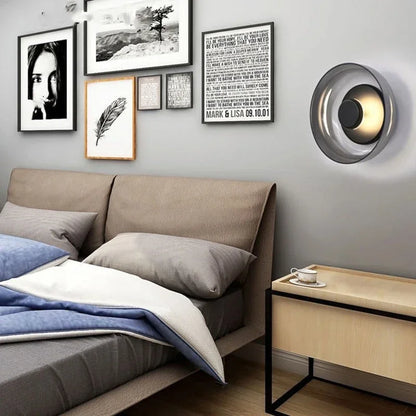 Modern Round Glass Wall Light