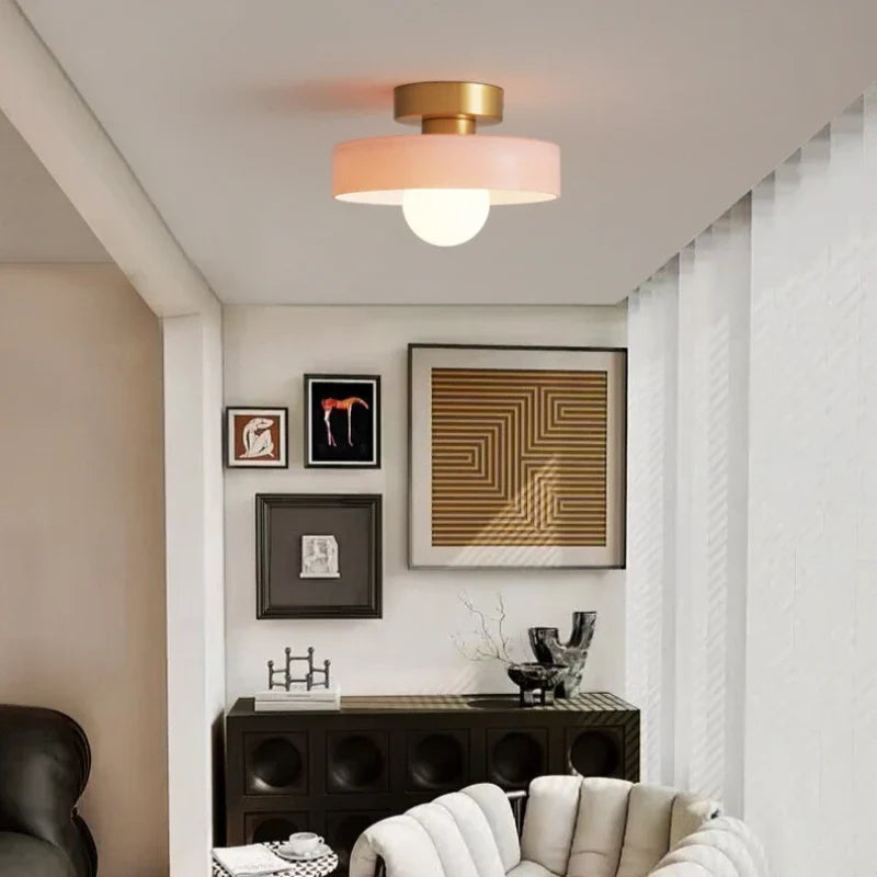 Modern Round LED Flush Ceiling Light – Minimalist Design