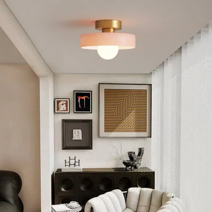 Modern Round LED Flush Ceiling Light – Minimalist Design