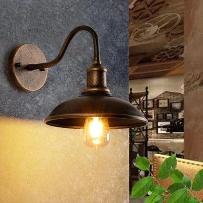 Industrial Retro Wall Light – Vintage Style Outdoor Wall Light