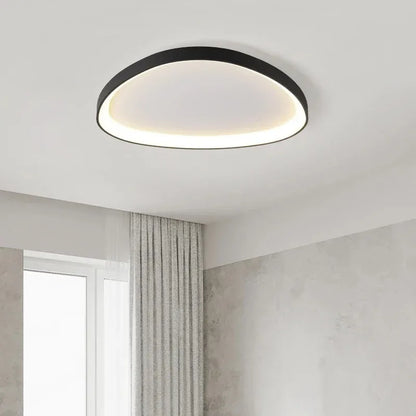 Asymmetric LED Ceiling Light – Modern Semi-Flush Mount
