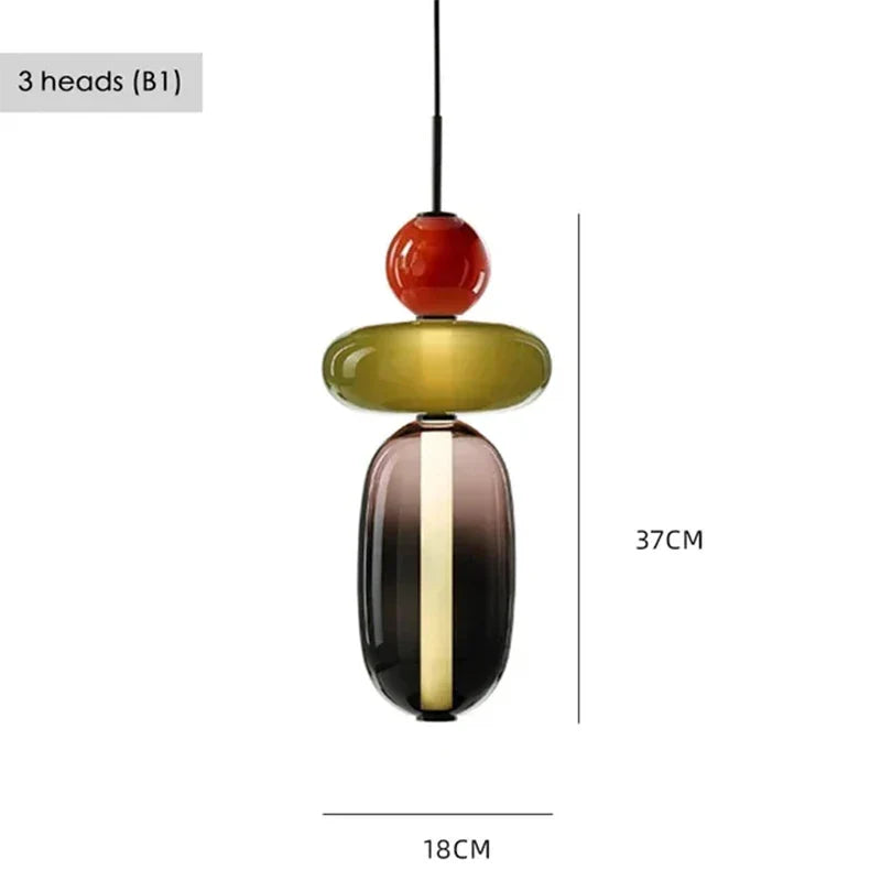 Candied Glass Pendant Light