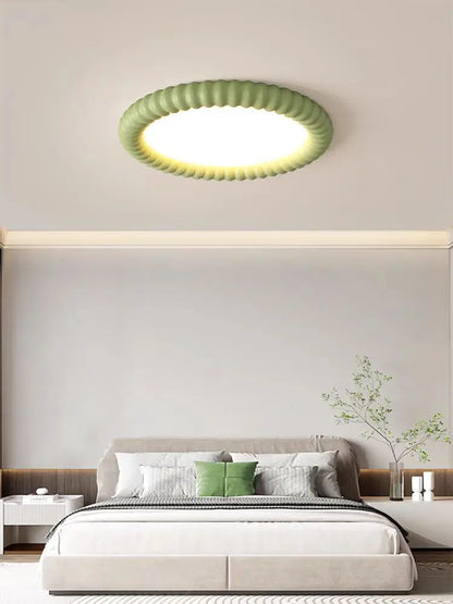 Modern LED Ceiling Flush Mount Light with Decorative Frame